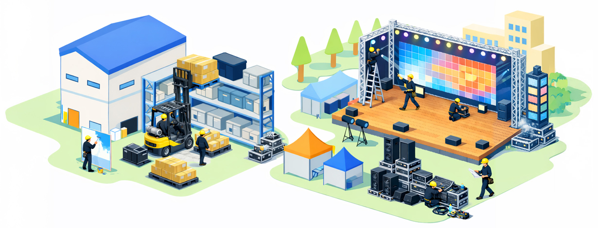 仕事内容の図解イラスト