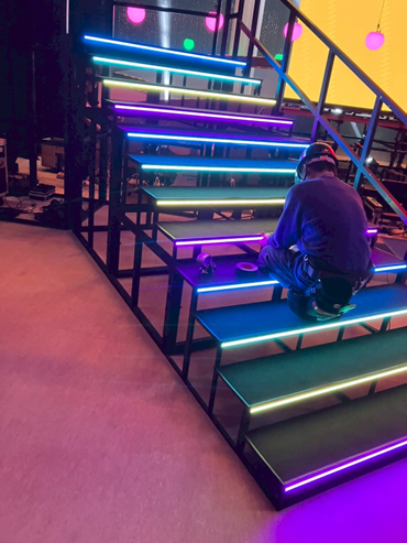 ステージ演出の様子